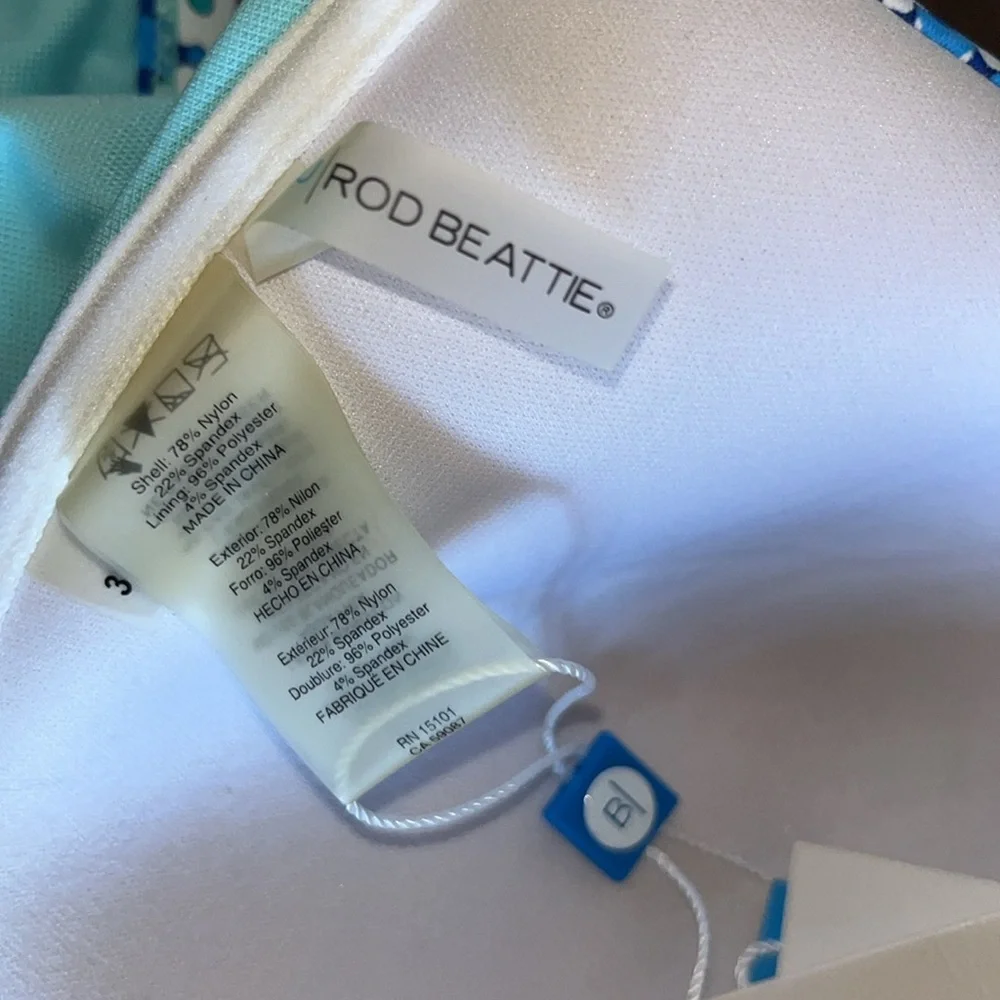 Blue Rod Beattie Size 38D Cup Swim Top NWT - Picture 10 of 10